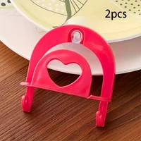 Porte-vaisselle et porte-éponge en plastique, 2 pièces, avec ventouse et crochets, organisateur d'évier de cuisine, support de rangement Vertical peu encombrant 5