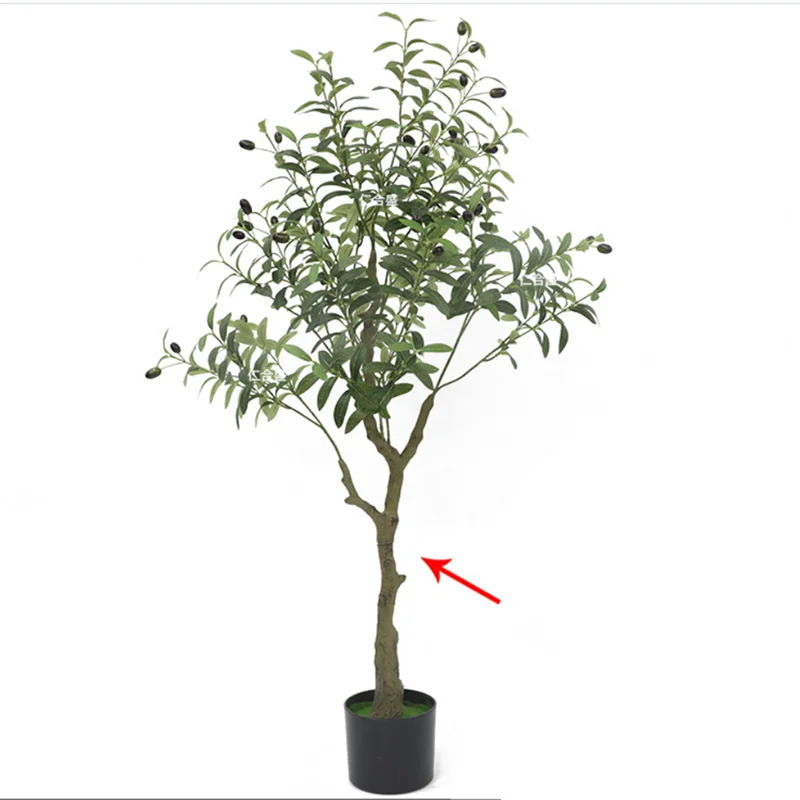 60 ~ 240cm albero di ulivo artificiale alto pianta finta in vaso grandi  rami di ulivo finto e frutta Home Office soggiorno pavimento Bonsai -  AliExpress
