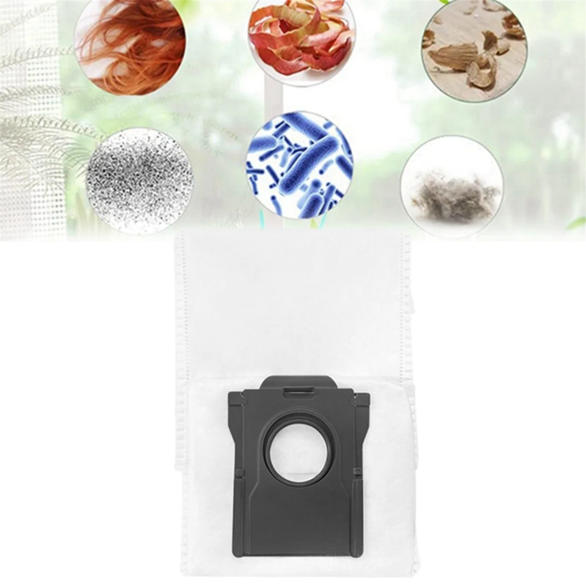 FZFZ 10PCS Replacement Parts for X30 / X30 Pro Ultra Robot Main Side Brush HEPA Filter Mop Pads Dust Bags