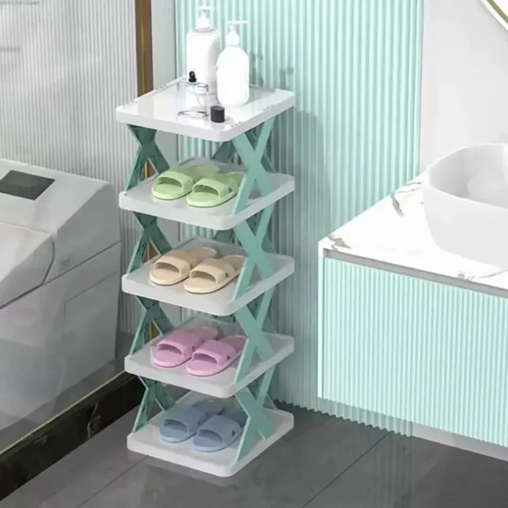 Stackable Shoe Rack High-capacity MultiLayer Detachable Shoes Shelf Multi-Functional Simplicity Household Dormitory Storage Rack