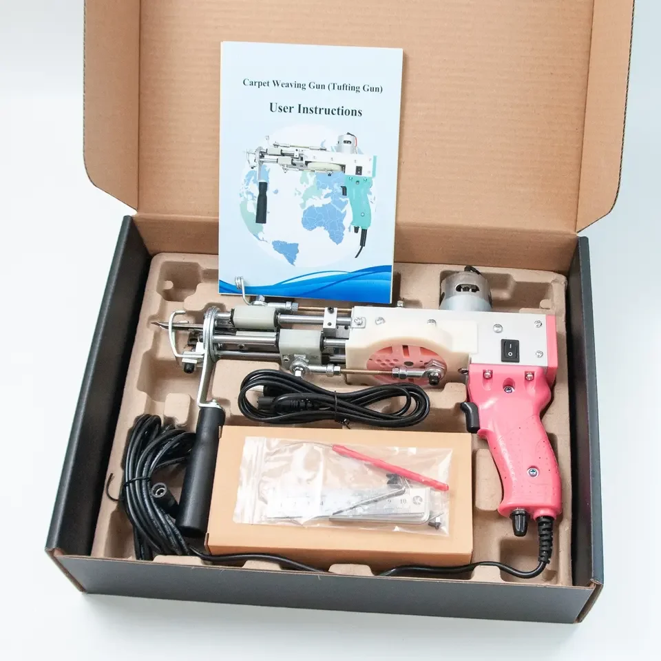 THE DUO Cut & Loop Pile Tufting Gun \ 2 in 1 Tufting Machine \ Carpet