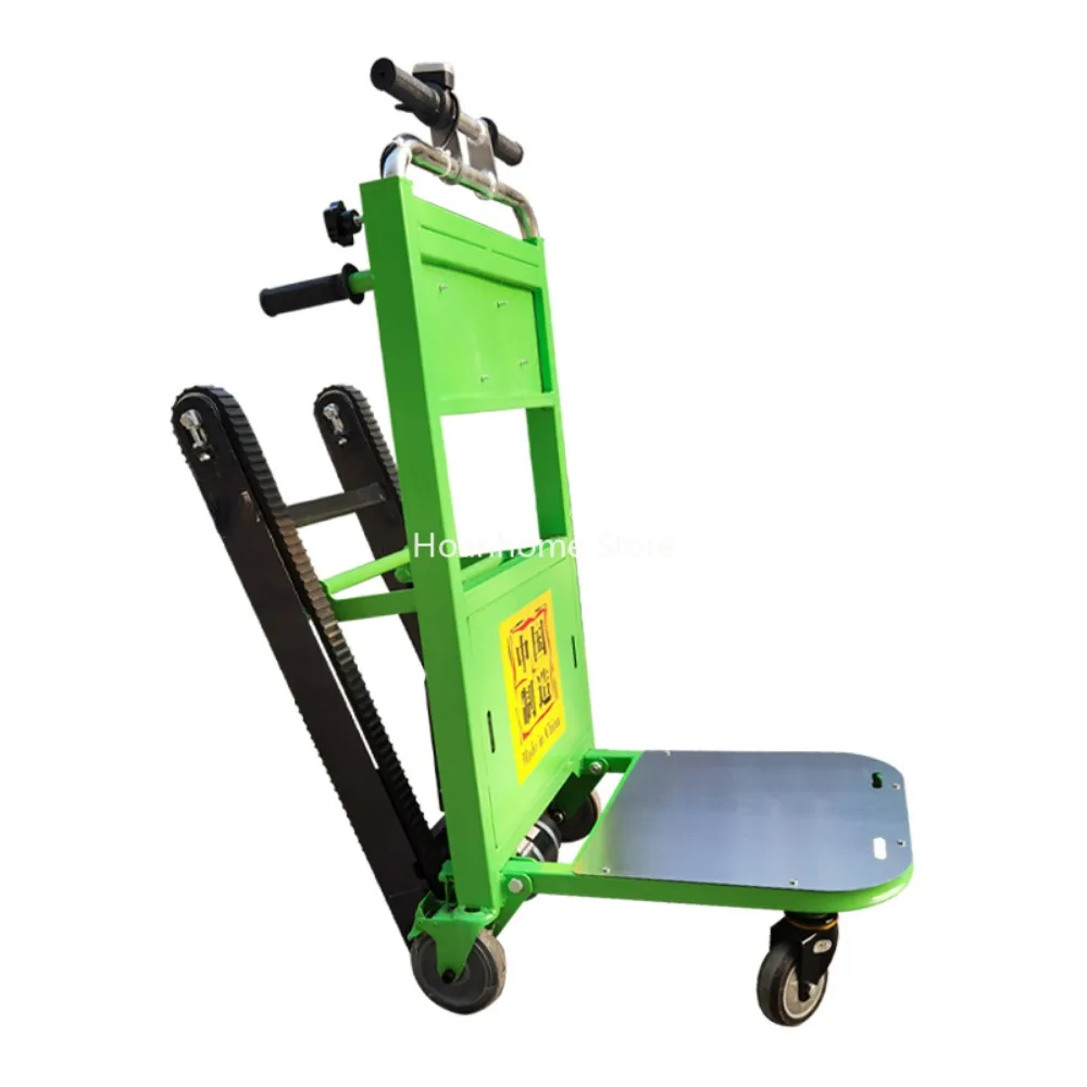 

Crawler-type Up And Down Stair Climber Folding Hand Trolley 120kg Electric Stair Climbing Car, Hand Trolley Climbing Cart
