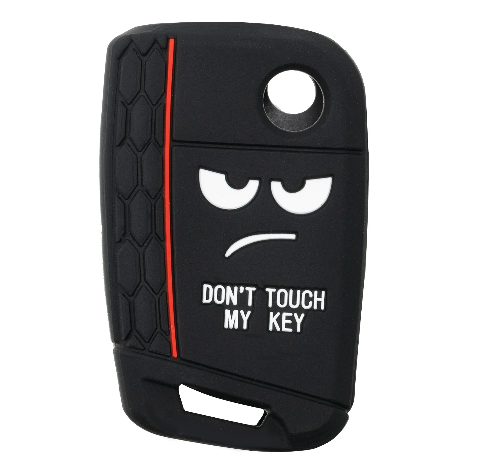 Silicone Key Fob Car Remote Cover Shell Case 4 Button Protector For Volkswagen Golf Wagon Skoda Octavia Golf Sportswagen Jetta key case cover key case flip key fob shell car key shell remote control case cover