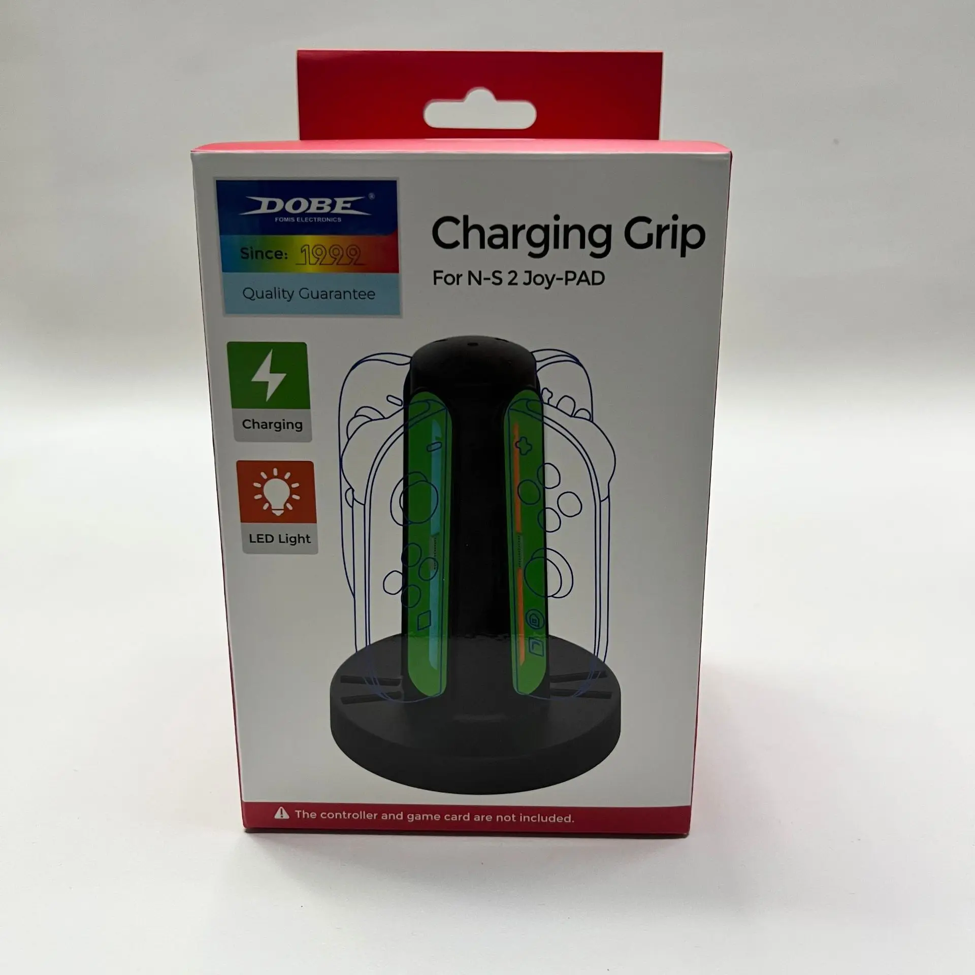 NEW Magnetic Charging Dock TNS-3172 for Switch2 Gamepad with 4 Ports with LED, Auto-Align, Buzzer Alert, Type-C 5V, Compact&Por