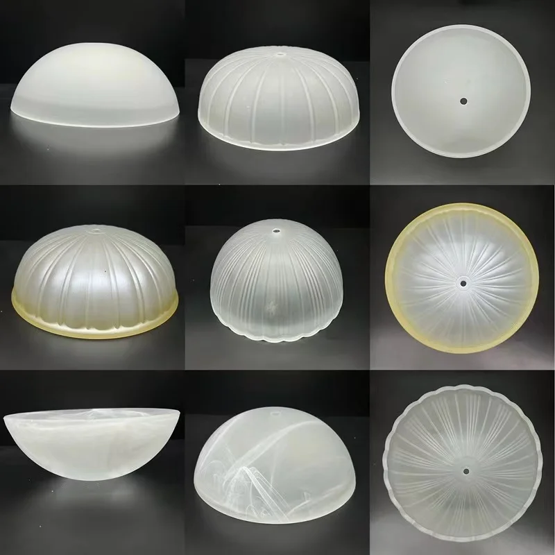 matte white cube glass shade replacement frosted style glass cover e26 e27 threaded fitter opening for pendant ceiling lights Glass Lamp Shade Replacement Lamp Cover Frosted Replacement Glass Lampshades for Chandelier Lights Ceiling Living Room