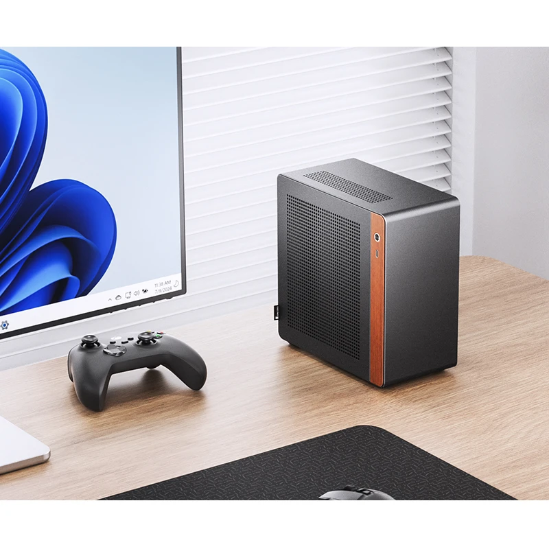 jonsbo nv10 mini itx PCケース Jonsbo NV10 ITX Mini obudowa na biurko 3,3 mm obudowa ze