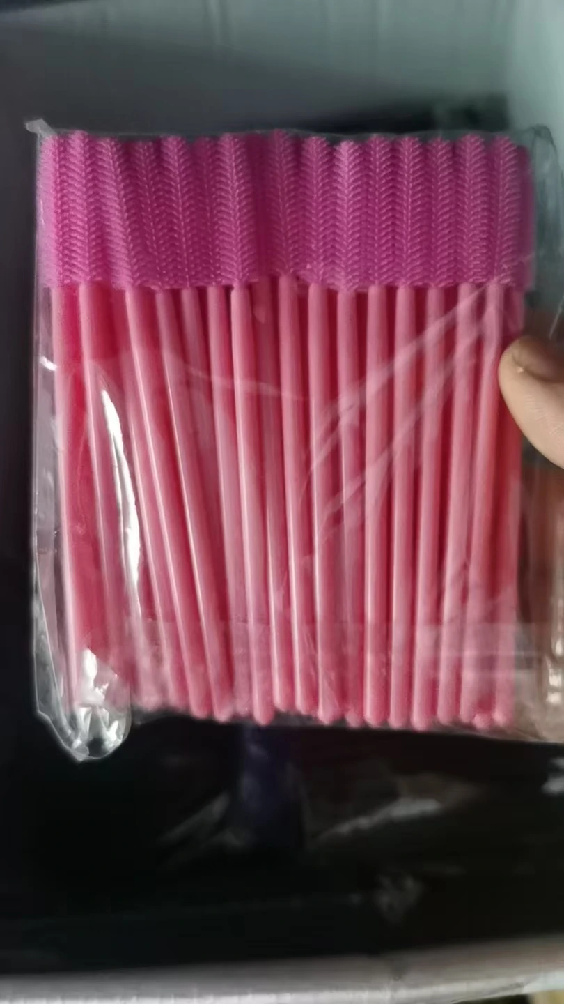 CNK 50메이크업 부드러운 실리콘 소재로 안전하고 쉽게 바르며, 휴대용 대용량 마스카라 봉, 일회용 실리콘 마스카라 브러쉬