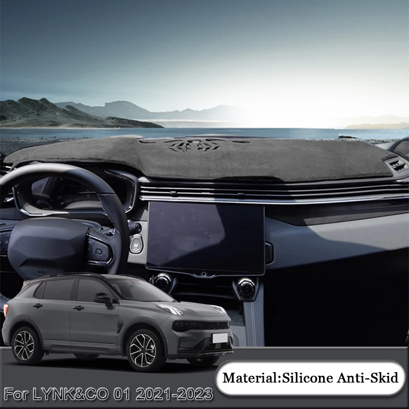 

1pcs Fit For LYNK&CO 01 2021-2023 Auto Dashboard Protective Mat Shade Cushion Pad Rose Carpet Mat Cover Automobiles Accessories