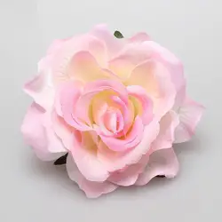 Elegant Bridal Rose Hairpins - Vibrant Floral Wedding & Vacation Hair Accessories (Light pink)
