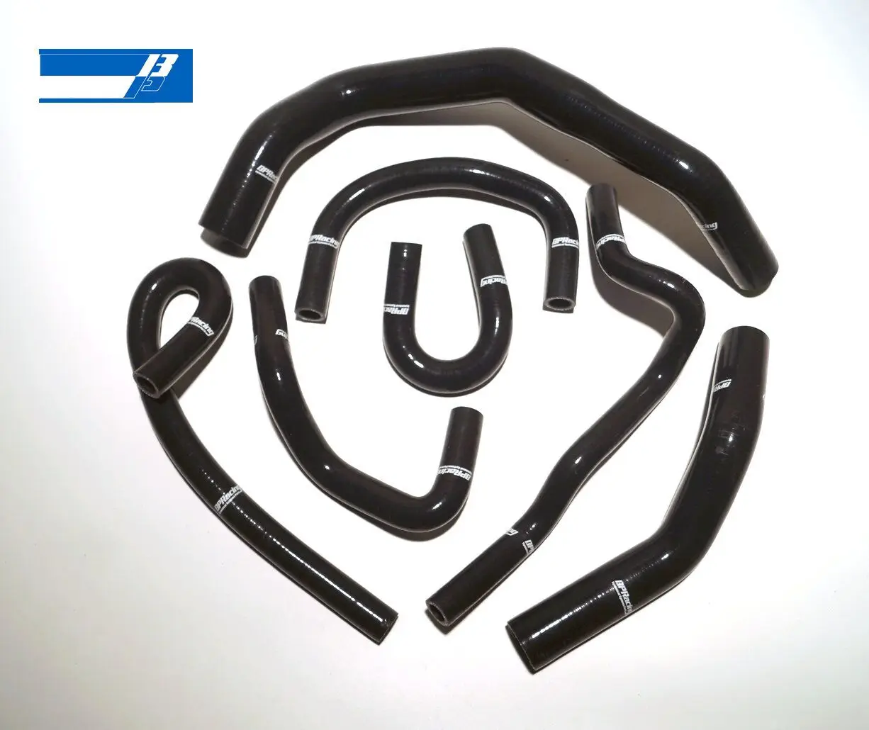 Kit Tubo Radiatore In Silicone Per Nissan Skyline R33 R34 Rb26Det Gtr Nero