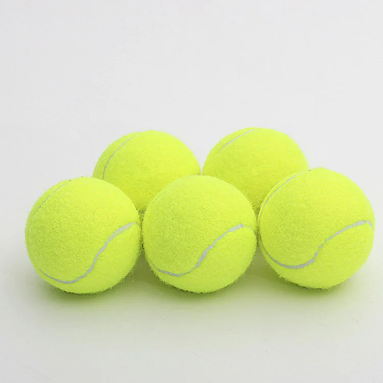 training bulk rubber tennis ball and colors rubber racket beach tennis Mainland China 1 balls