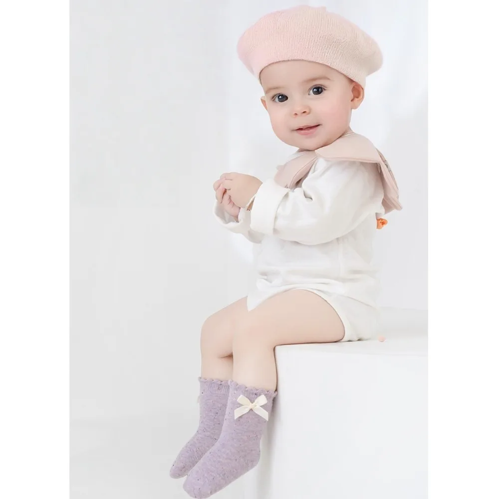 5 Pairs Baby Socks Low Cut Stretch Ankle Socks Floral Ruffle Infant Socks for Newborn Toddler Boys Girls Baby Socks