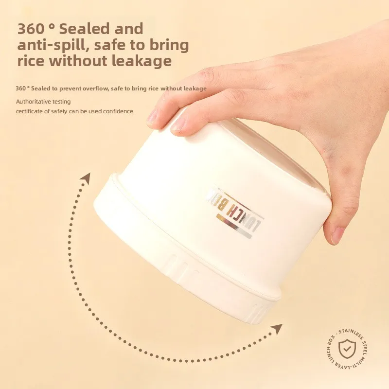 Stainless Steel Insulated Lunch Box for Work and School