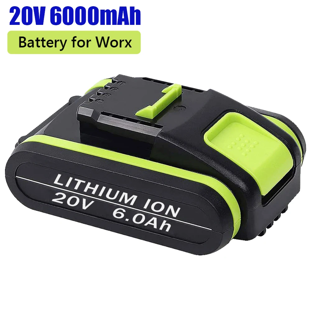 

Neue Power Werkzeuge Wiederaufladbare Ersatz Batterie 20V 6000mAh Lithium-für Worx WA3551 WA3553 WX390 WX176 WX178 WX386 WX678