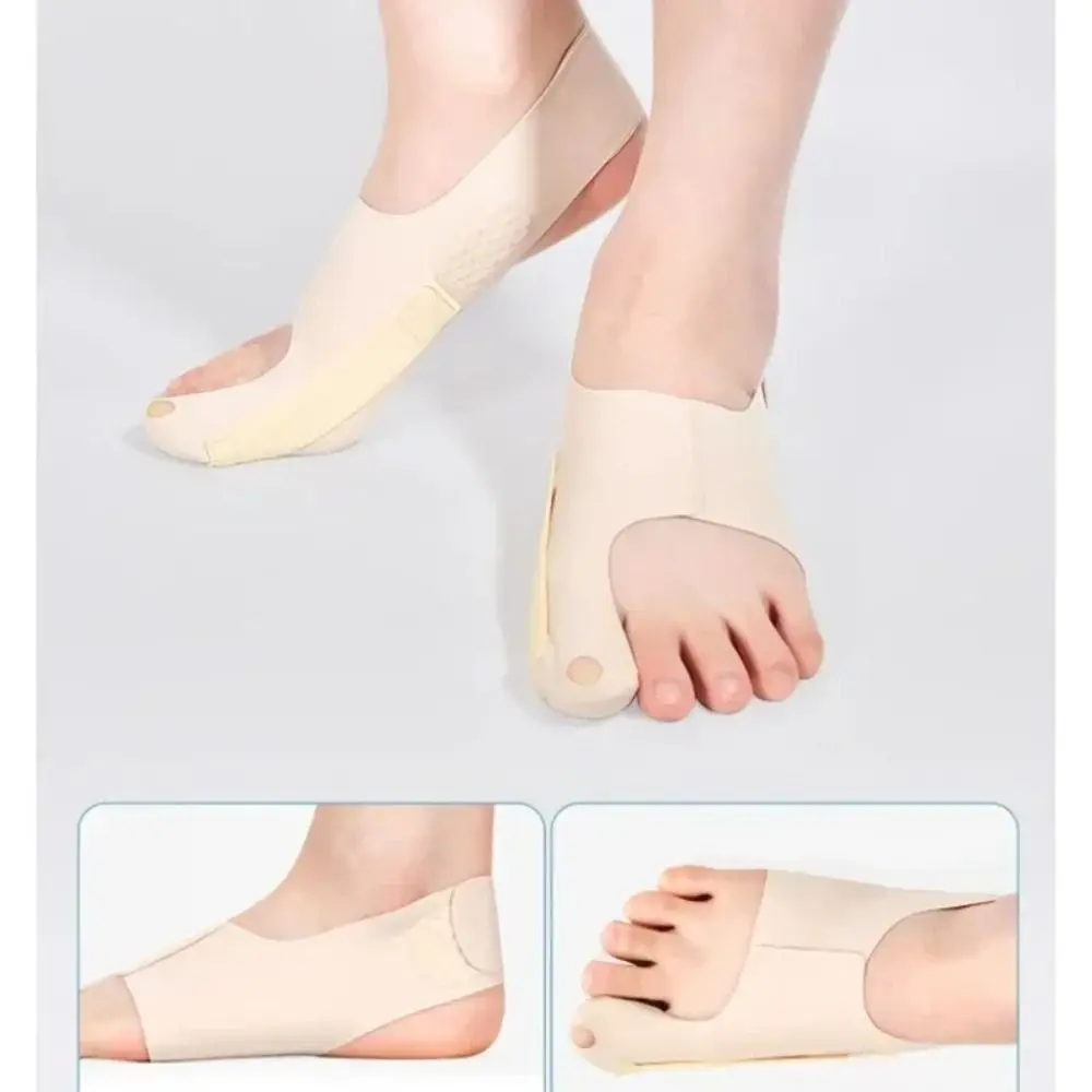 Adjustable Valgus Correction Breathable Elastic Toe Separator Orthotics Protector Bunion Corrector Straightener