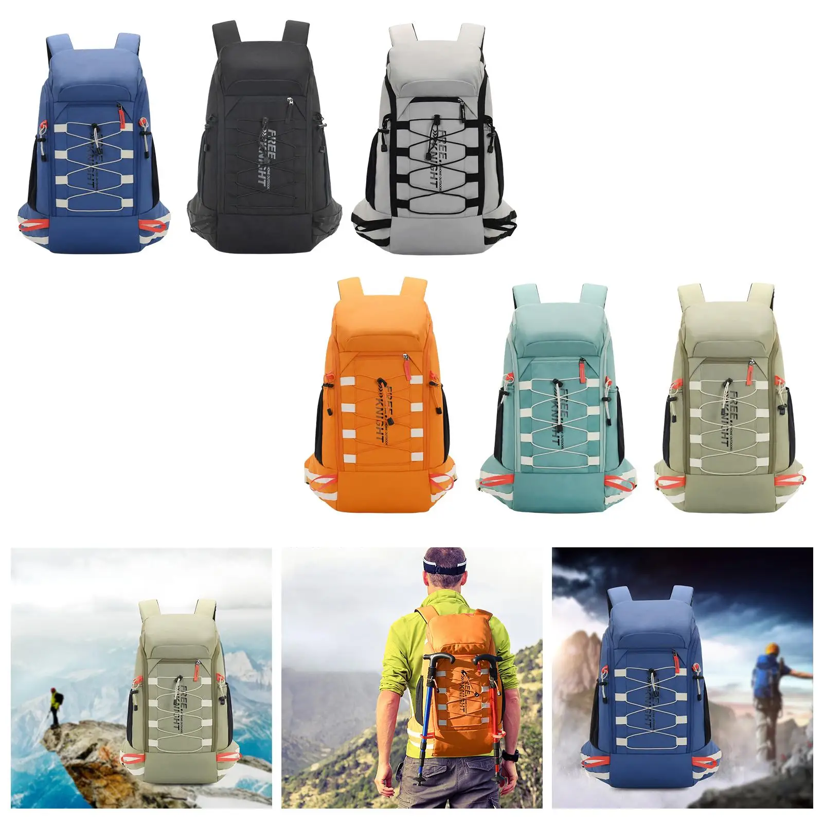 

Походный рюкзак, устойчивая вместительная сумка для бега, рыбалки, велосипеда на открытом воздухе