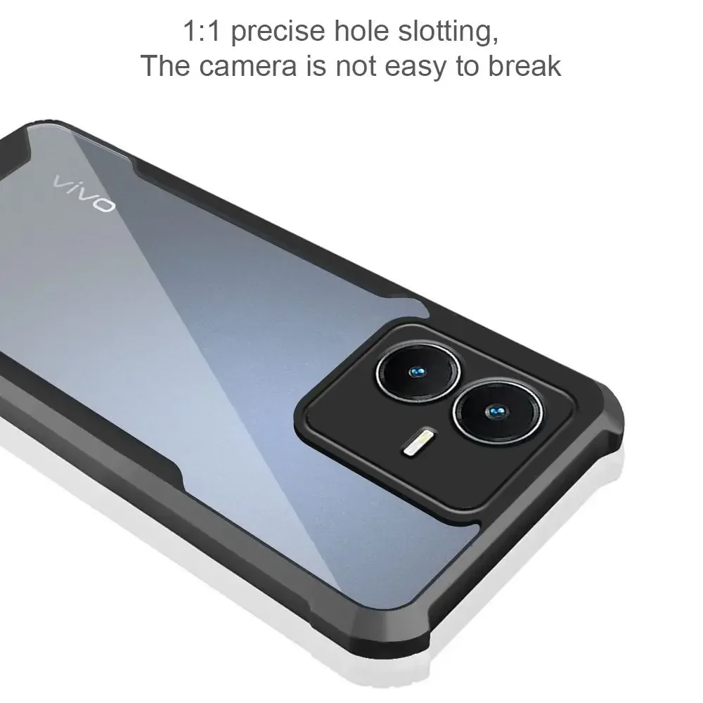 Acrylic PC Clear Back Protective Phone Case Cover