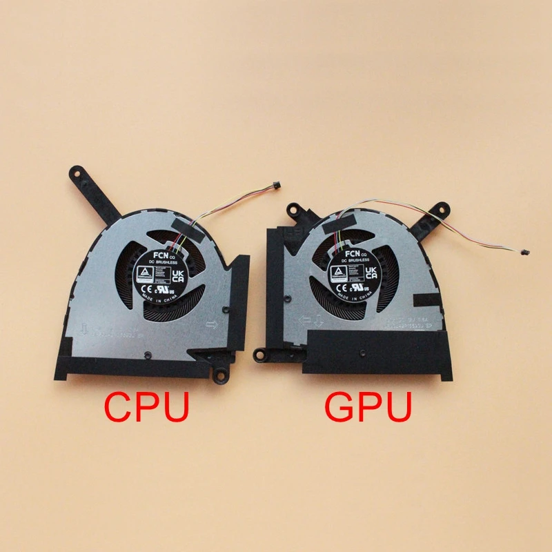 Laptop Cpu Gpu Ventilador de Refrigeração para Asus Tuf Dash F15 Fx517zc Fx517zr Cooler 13nr0990t01021 13nr0990t02023 Rtx3060 Rtx3070 Dc12v Novo - Imagem 3