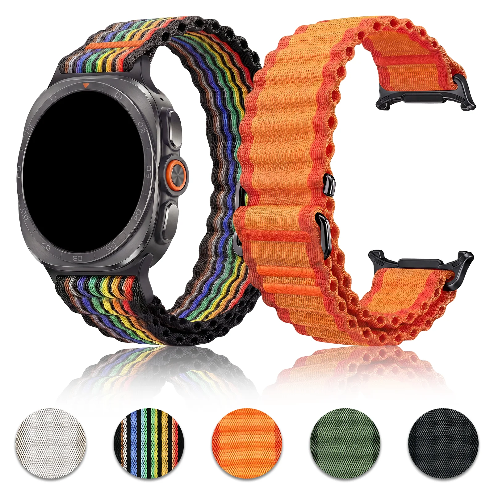Trail Band Nylon Loop Strap - Premium Smartwatch Accessory