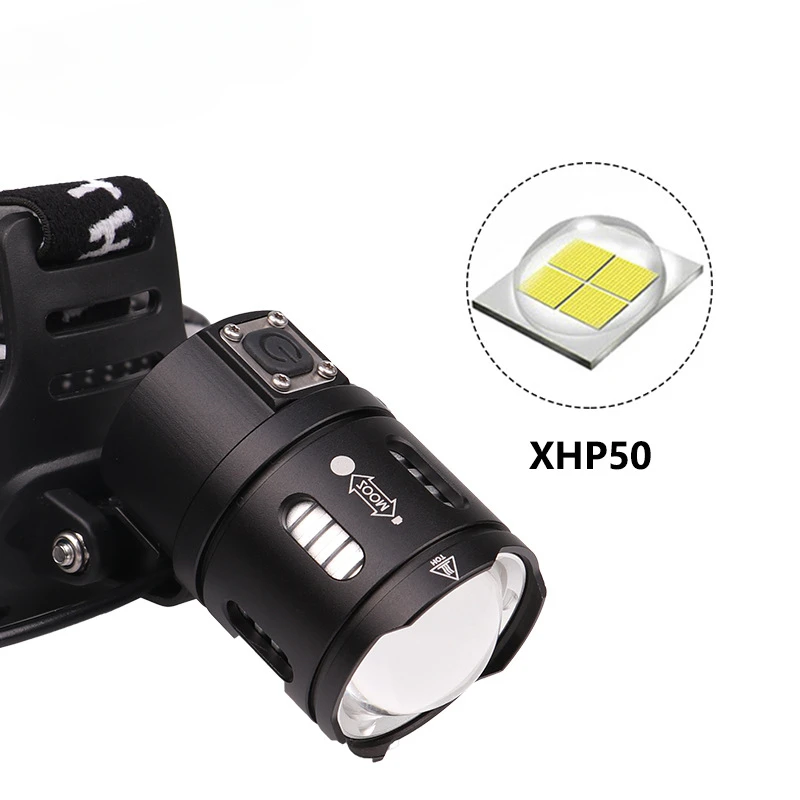 

Новинка XHP50 освещение фара телескопический зум USB Зарядка батарея дисплей высокая яркость