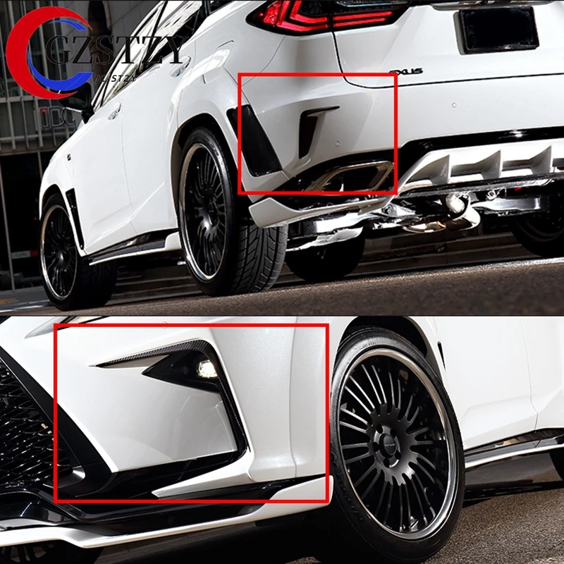 

Fog lamp frame air knives Rear Trunk Boot Wing Rear Lip Spoiler For Lexus RX200t RX450h RX 2017-2020 Car Styling