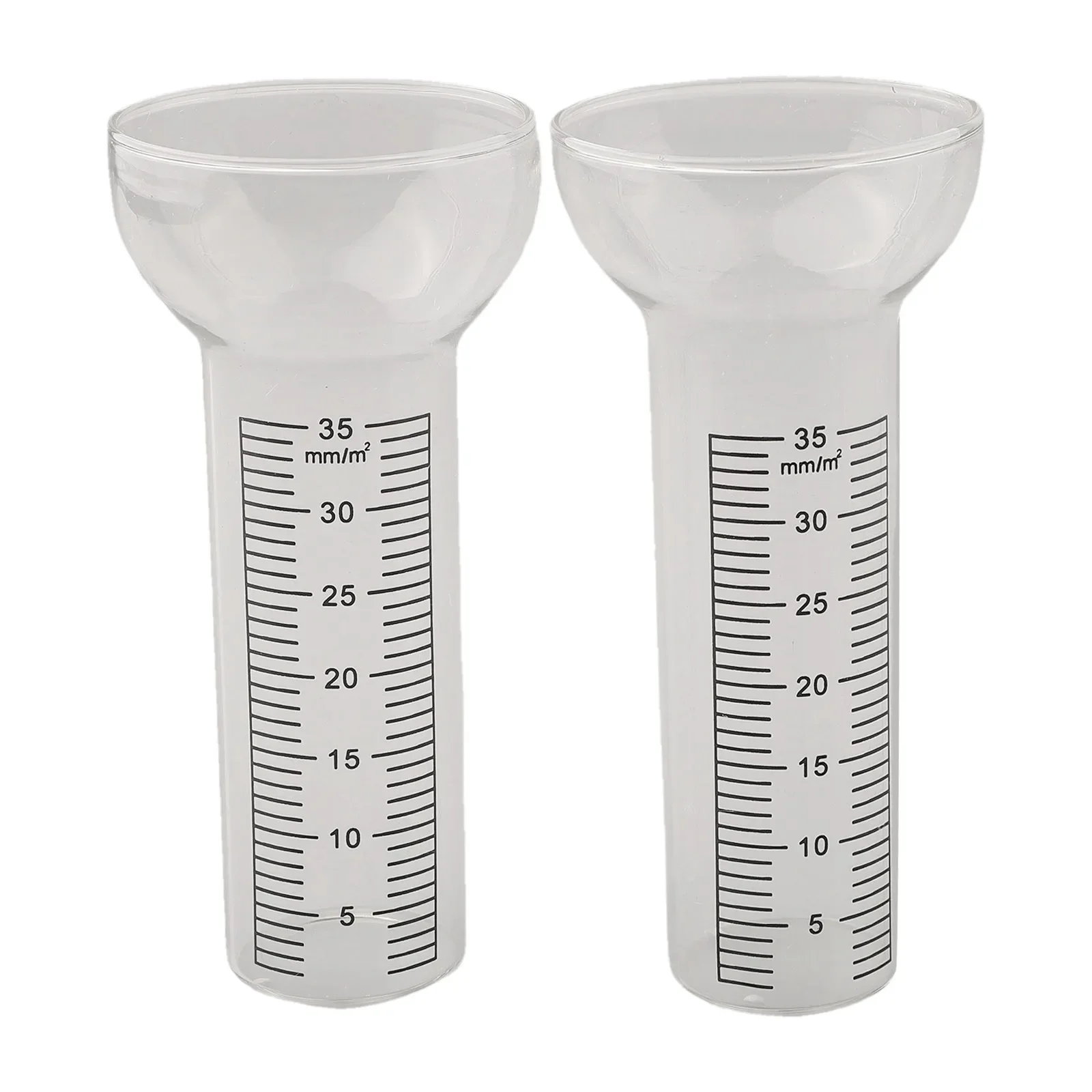 Rain Gauge Replacement Glass Precipitation Gauge Rainwater 35mm Home Garden Yard Outdoor Living Supplies