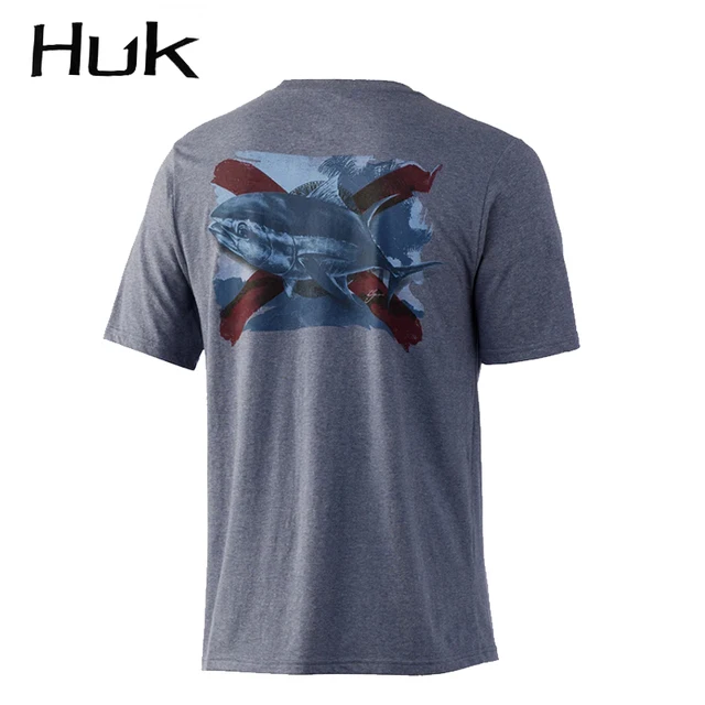 Chemise De Pêche Gillz Manches Courtes UPF 30+ - Homme Taille L - Bleu