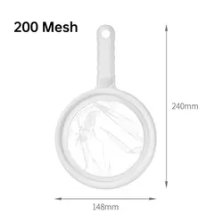 High-Density Reusable Mesh Filter Bag for Beverages and Cooking (200 mesh)