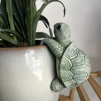 Cartoon Turtle Hanging Planter 1