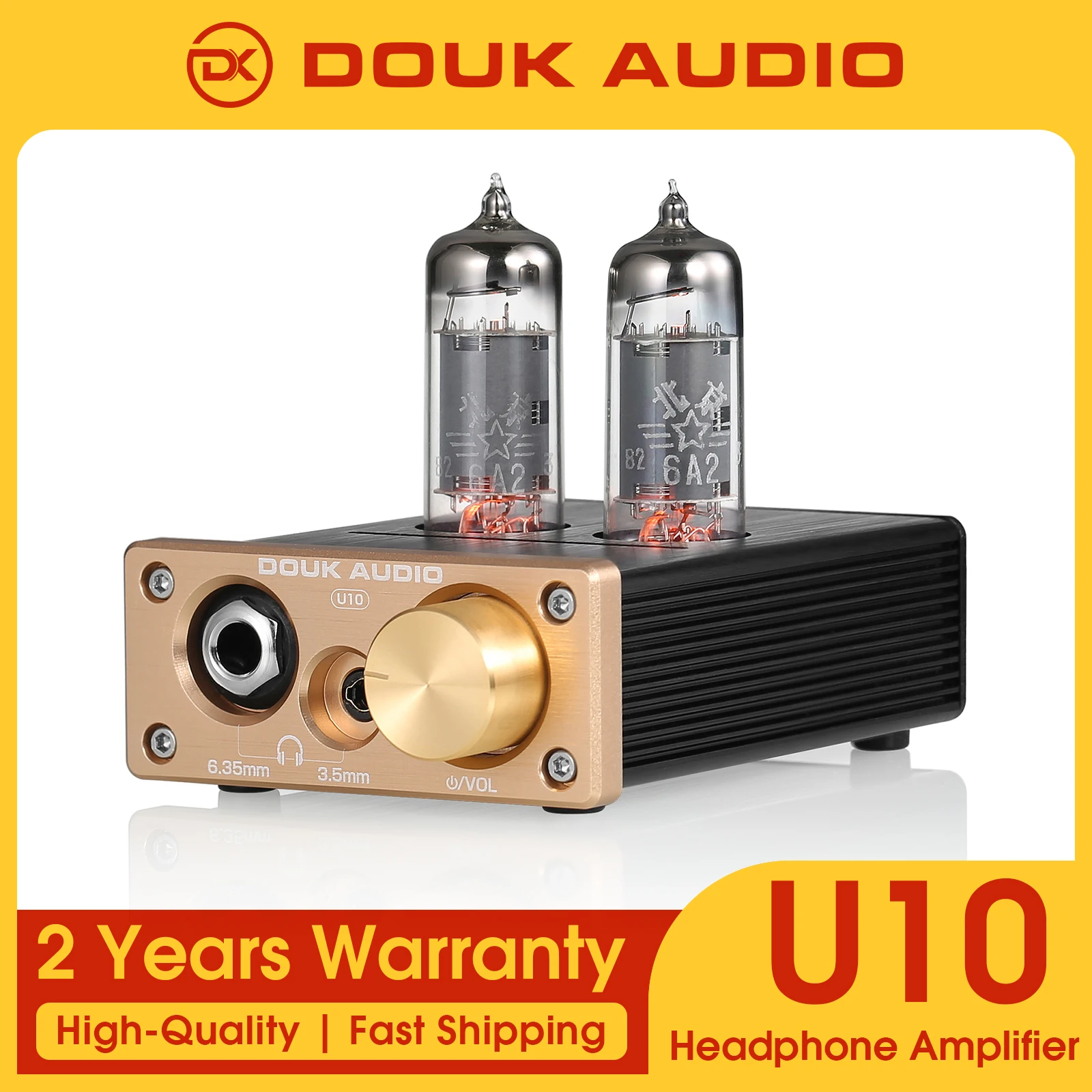 Douk Audio U10 ミニ真空管プリアンプ ステレオオーディオプリアンプ