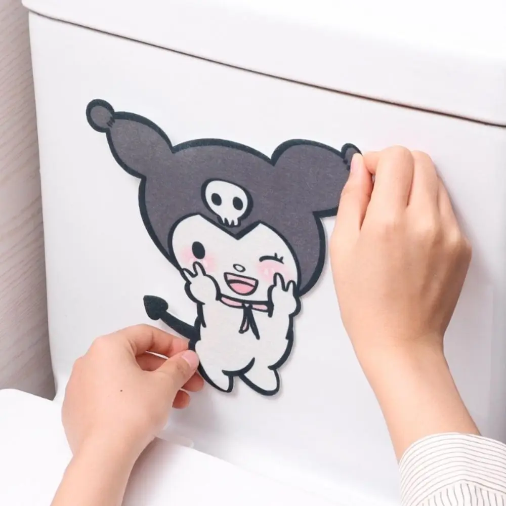 Cartoon Toilet Deodorant Stickers Rose Lavender Fragrance Self adhesive Remove Odor Fresh Air Bathroom Supplies