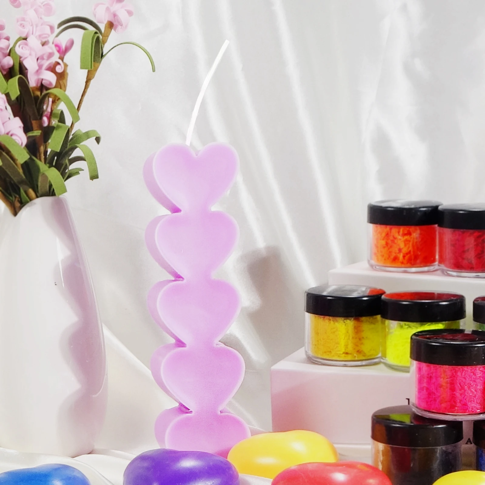 Soy Candle Wax Pigment Candle Dyes Kit 12 Colors for DIY Candle Making
