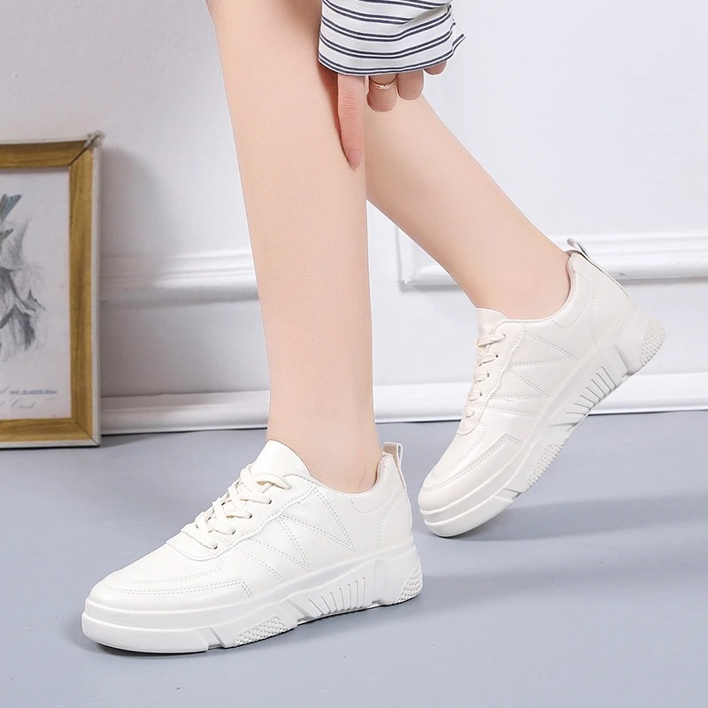 2022 Spring and Autumn New Fashion Temperament Solid Color Women's All Matching Summer Breathable Casual Sneakers Woman Shoes
