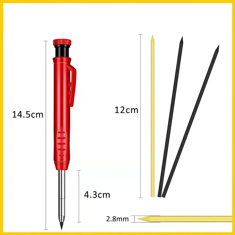 Carpenter Pencil built-in sharpener