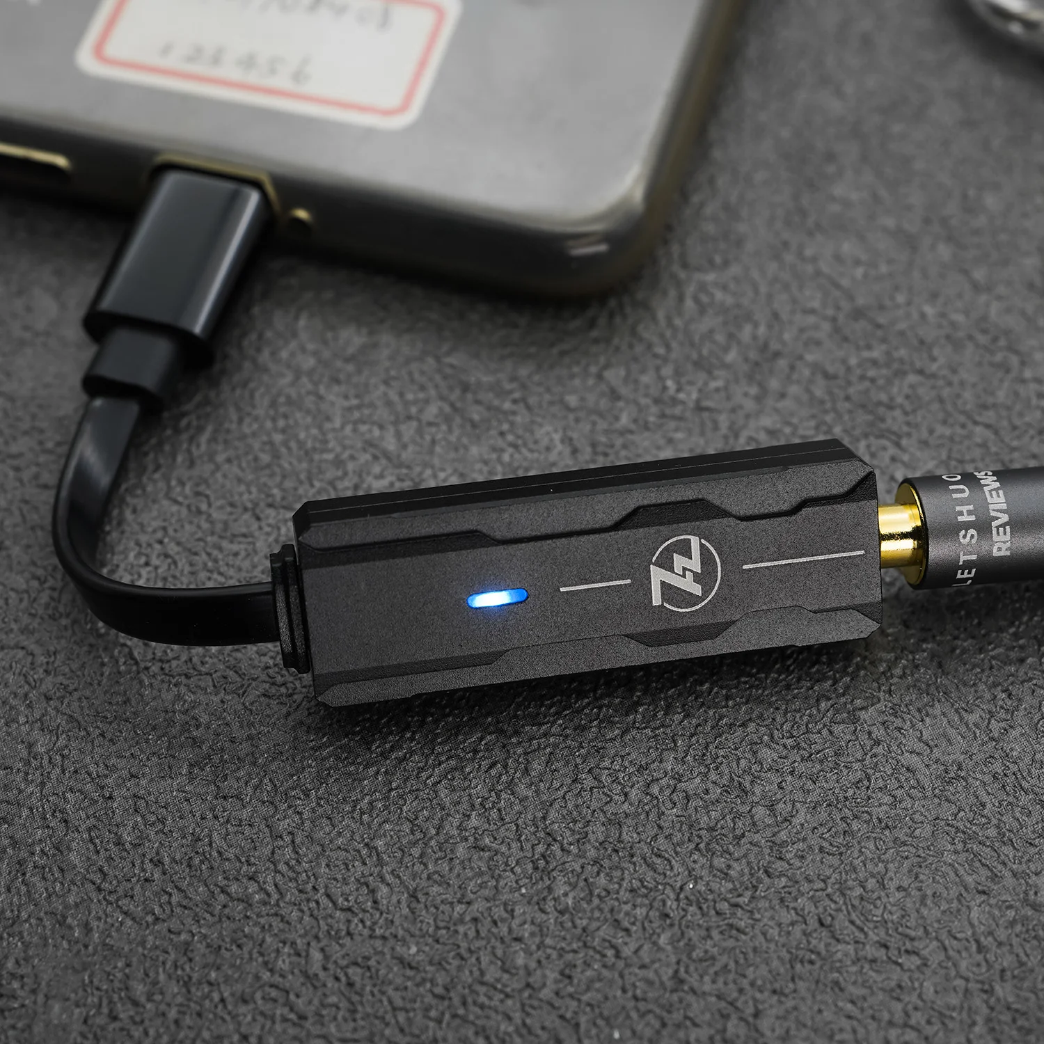 7HZ Sevenhertz 71 USB DAC AMP For Android Type-C To 3.5mm Audio Cable Earphone Headphone Amplifier DSD128 32-Bit/384kHz And 5.1