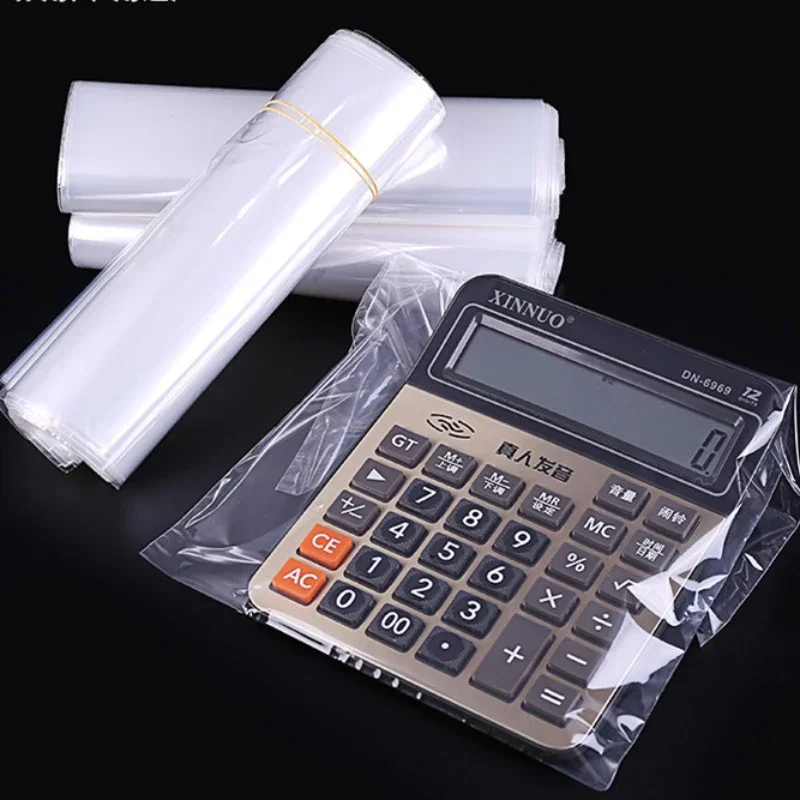 POF 투명 수축 가방 선물, 뜨거운 수축 가방 포장, 투명 열 도장 파우치, 신발 포장, POF 열 수축 필름 가방 