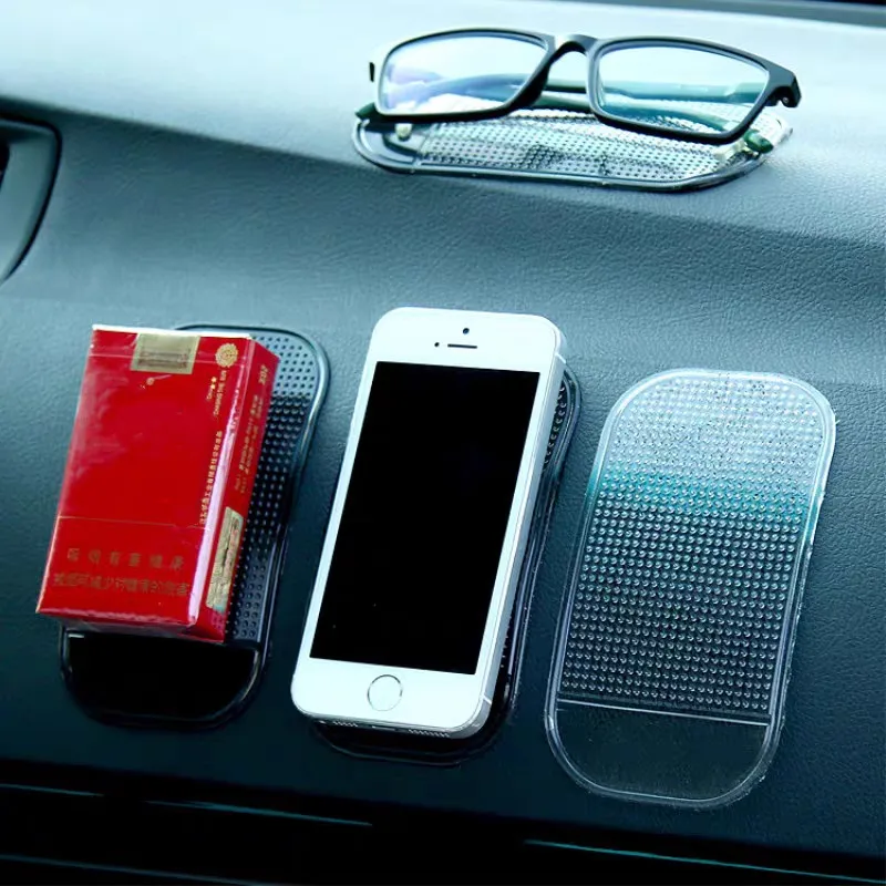 Car Anti-Slip Mat Pads Car Dashboard Sticky Silicone Mat Auto Non-Slip Sticky Gel Pad For Phone Holder Styling Interior