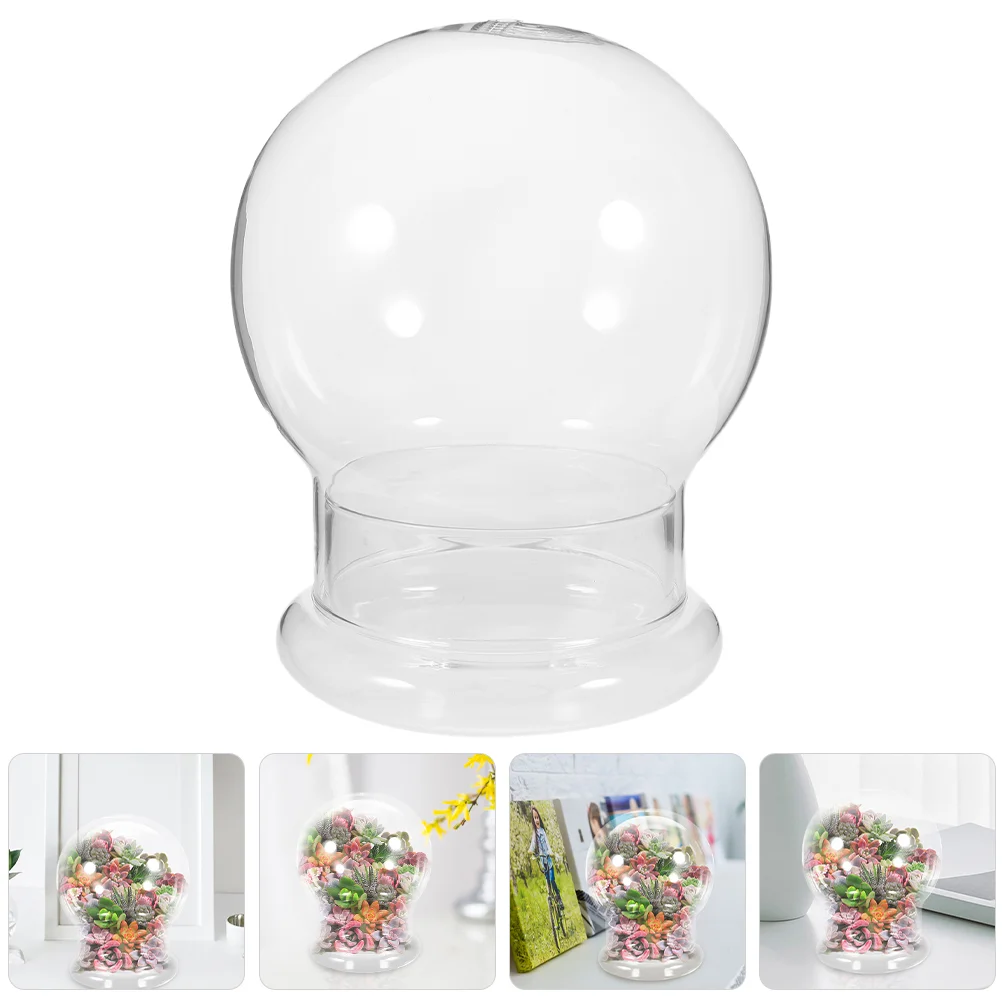 

Landscape Ecological Bottle Moss Decorative DIY Plants Container Multi-purpose Glass Terrarium with Dome Vase