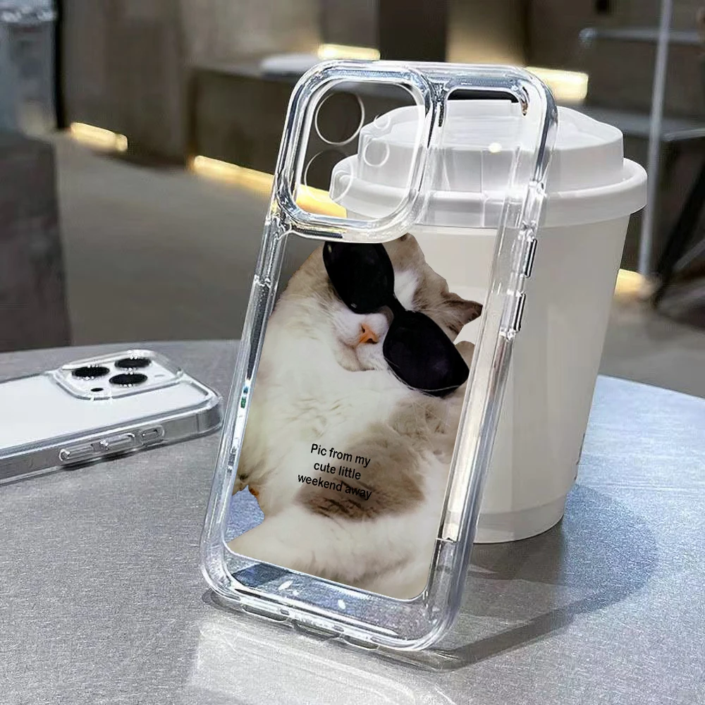 Cool Cat Soft Protective Phone Case Cover