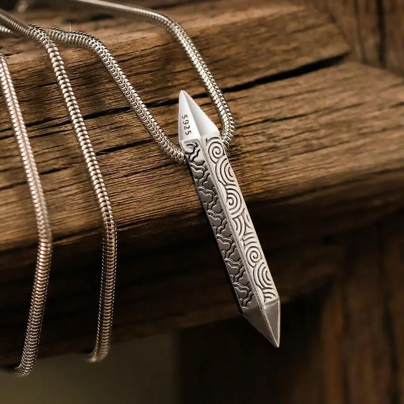 

Chinese Style Mysterious Rune Pendant Sail with The Wind Good Lucky Men's Pendant Jewelry Fashion Accessories Gifts