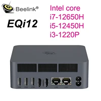 Beelink EQi12 Intel i3 Processors 1220P/i5-12450H/i7-12650H Mini PC Windows 11 LPDDR5 24GB Wifi6 BT5.2 Desktop Office Mini PC 1