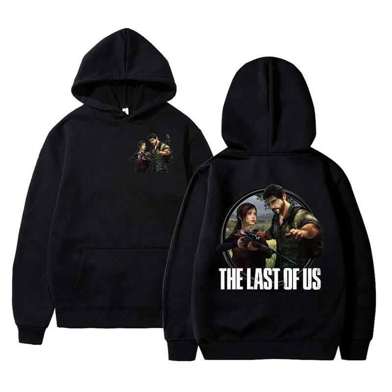 

Толстовки, Лидер продаж, свитшоты с надписью «The Last Of Us» для мужчин и женщин, Модный свитшот с мультяшным рисунком, толстовка большого размера с капюшоном, пальто с длинными рукавами, спортивный костюм