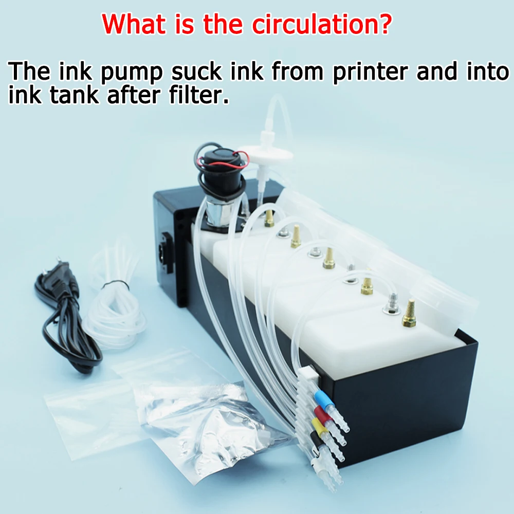 ET8550 DTF CiSS System White Ink Shaker Device Conversion Kit For Epson 8550 L1800 L800 L18050 Printer Circulator No Damper