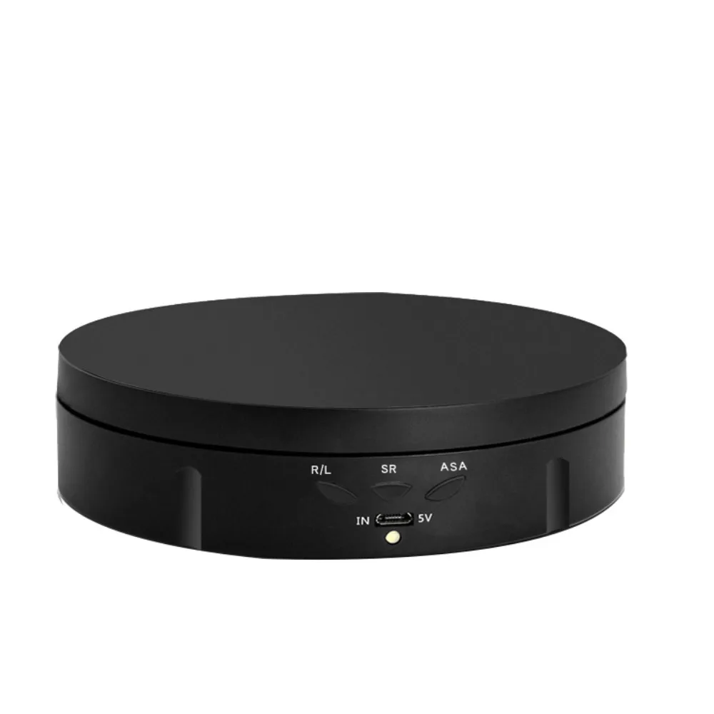 

22lbs Load Lazy Susan 5.75" Cover Remote Motorized Rotating Display Stand Storage Stand for 3D Models Photography Products