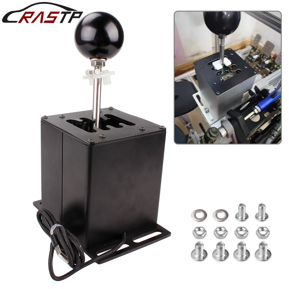 

New PC USB H Gear Shifter For ETS2 Simracing Racing Game For Logitech g29/g27/g25 Thrustmaster T300RS/GT Steering Wheel HB039