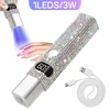 Portable Mini UV Nail Lamp For Gel Polish Quick Dry Flashlight Pen USB Nail Dryer Machine UV LED Nail Lamp For Gel Varnish Tools 1