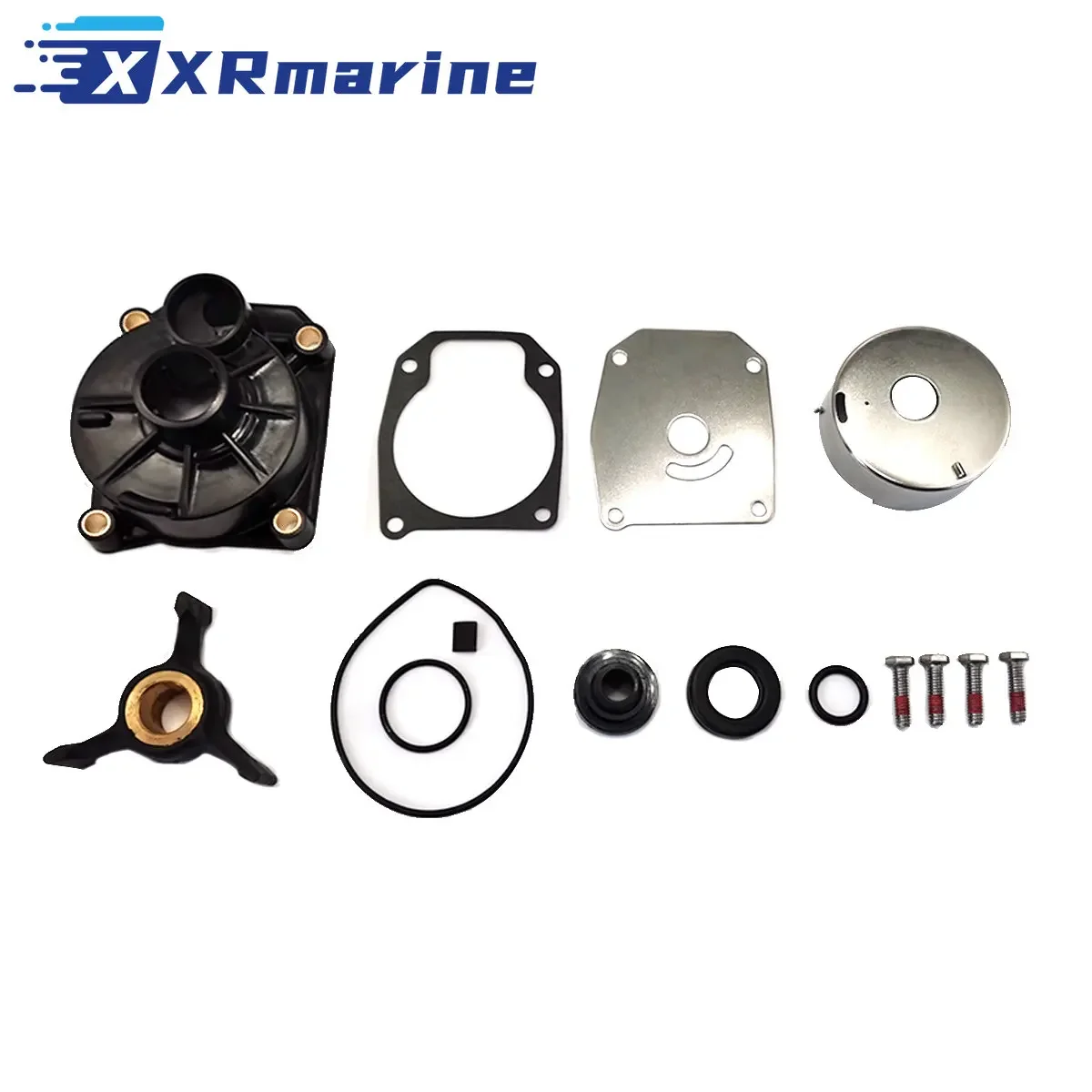 438592   Kit de réparation de pompe à eau, turbine avec boîtier pour hors-bord Johnson Evinrude 28 35 40 48 50 HP 433548 433548 433549 0777805