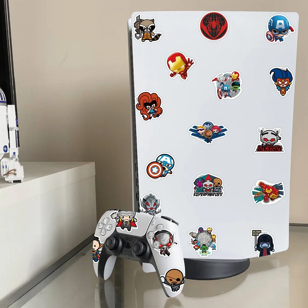 Avengers Sticker Disney The Avengers Marvel Stickers For Laptop Phone Snowboard Luggage Fridge DIY Decal Kid Toy Graffiti Sticker Gift