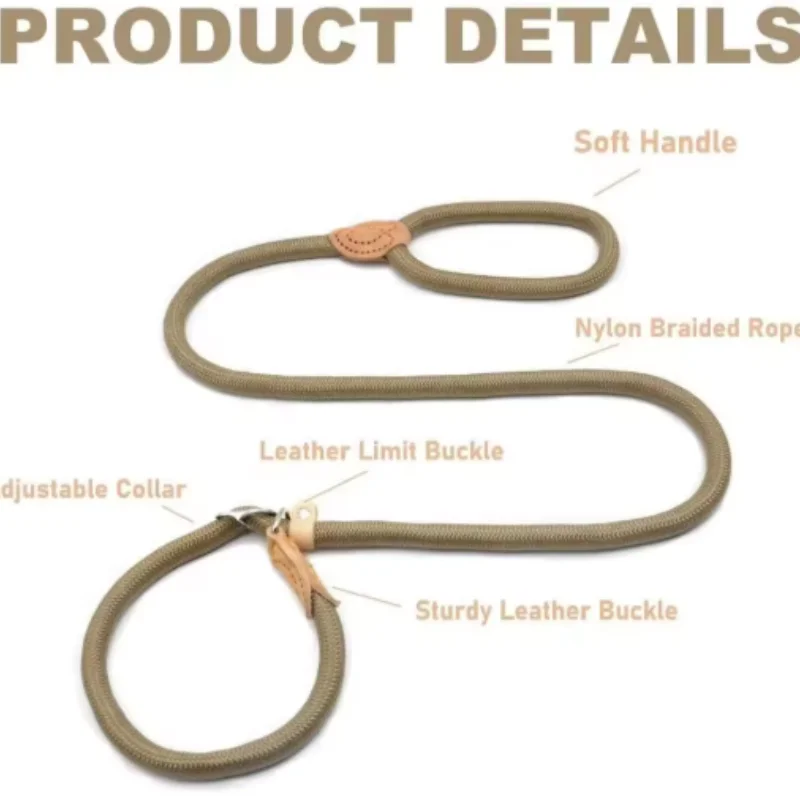 Adjustable Collar Harness Dog Leash