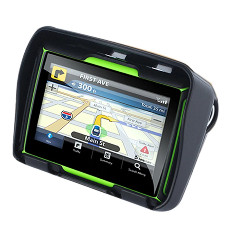 Aggiornato 256M Ram 8Gb Flash 4.3 Pollici Moto Navigatore Gps Impermeabile Bluetooth Moto Gps Navigazione Per Auto
